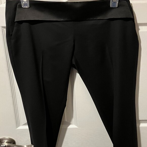 GIVENCHY WOMEN'S BLACK WOOL TUXEDO TROUSES (SIZE 36EURO/4US - Picture 2 of 16